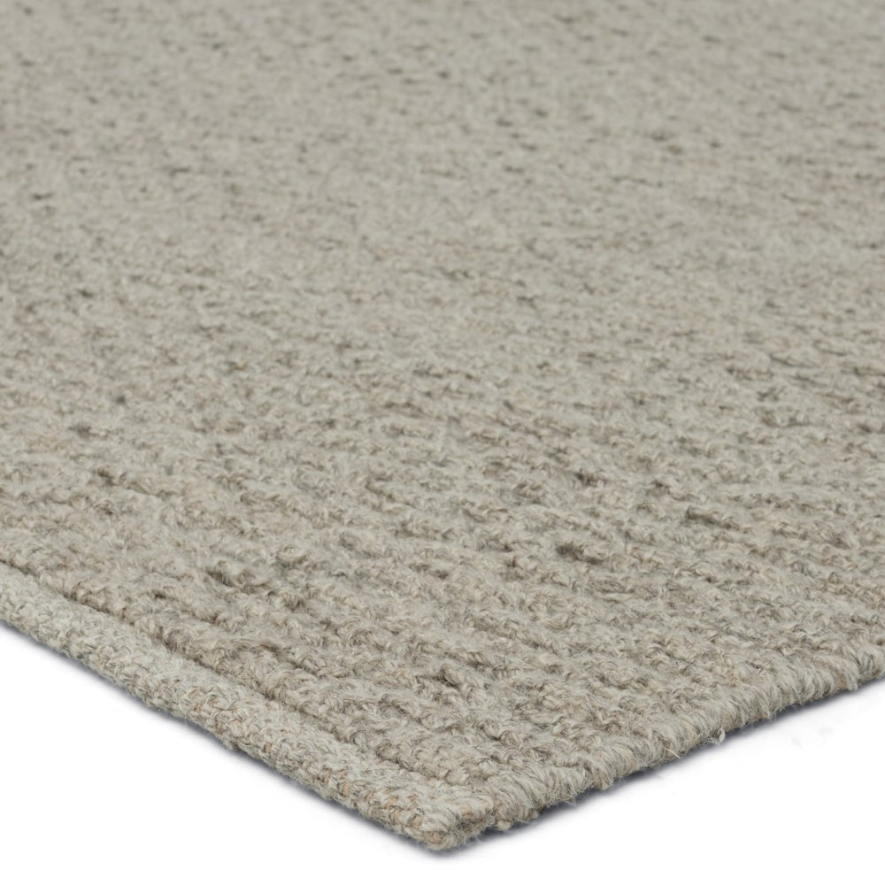 Jaipur Living Easton Windcroft EST02 Handwoven 100% Wool Solid Area Rug Taupe 100% Wool RUG154933