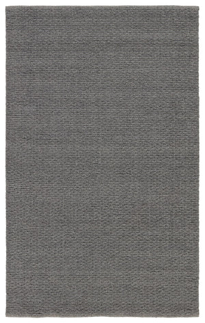 Jaipur Living Easton Windcroft EST03 Handwoven 100% Wool Solid Area Rug Gray 100% Wool RUG154937