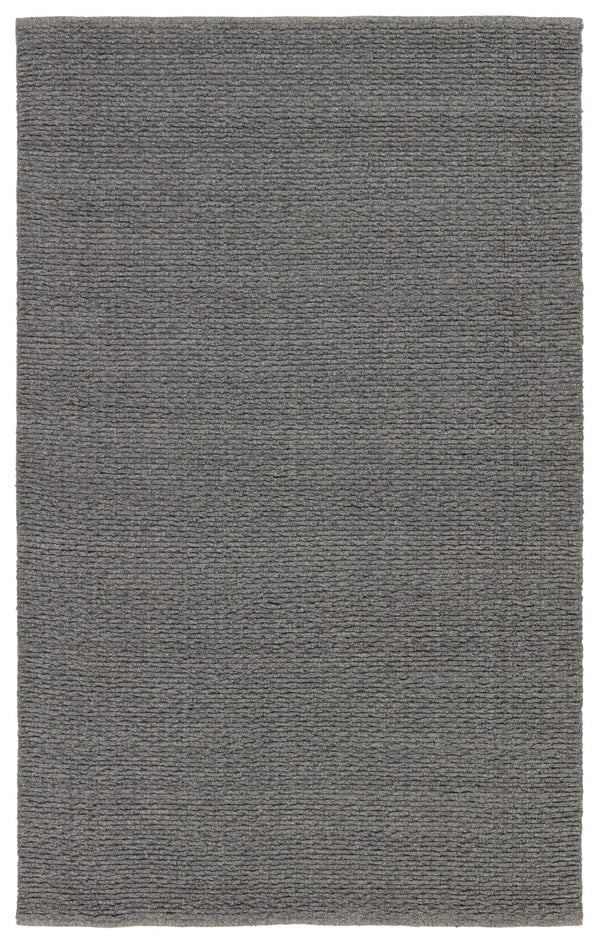 Jaipur Living Easton Windcroft EST03 Handwoven 100% Wool Solid Area Rug Gray 100% Wool RUG154937