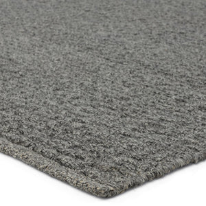 Jaipur Living Easton Windcroft EST03 Handwoven 100% Wool Solid Area Rug Gray 100% Wool RUG154937
