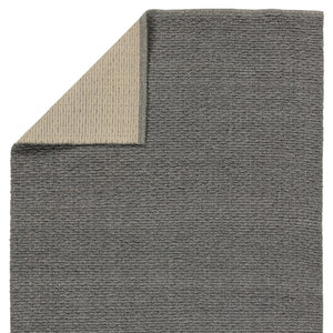 Jaipur Living Easton Windcroft EST03 Handwoven 100% Wool Solid Area Rug Gray 100% Wool RUG154937