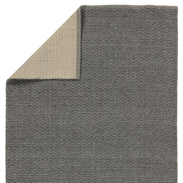 Jaipur Living Easton Windcroft EST03 Handwoven 100% Wool Solid Area Rug Gray 100% Wool RUG154937