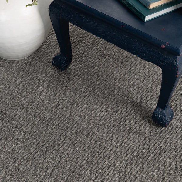 Jaipur Living Easton Windcroft EST03 Handwoven 100% Wool Solid Area Rug Gray 100% Wool RUG154937