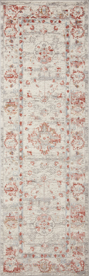 Loloi Estelle EST-01 Polypropylene, Polyester Power Loomed Transitional Rug ESTEEST-01IVRUB2F0