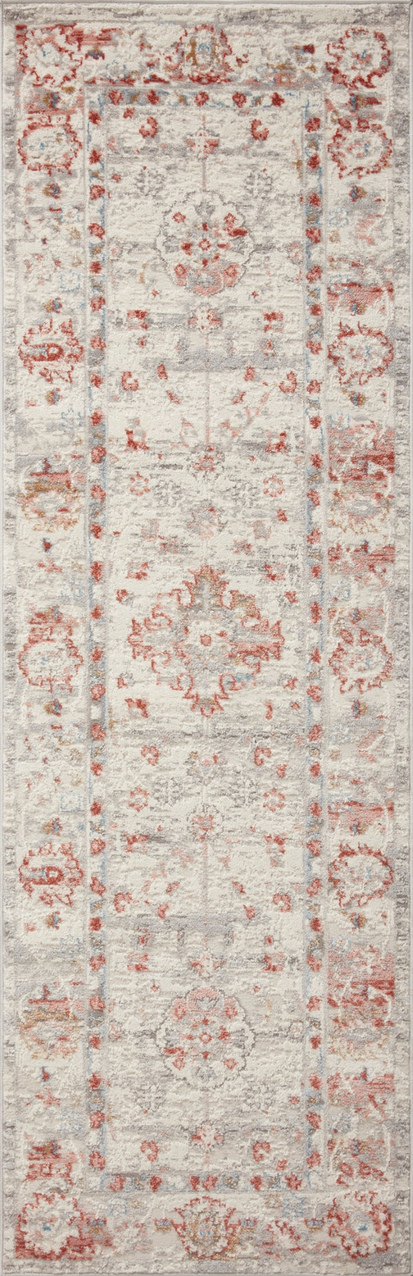 Loloi Estelle EST-01 Polypropylene, Polyester Power Loomed Transitional Rug ESTEEST-01IVRUB2F0