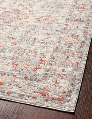 Loloi Estelle EST-01 Polypropylene, Polyester Power Loomed Transitional Rug ESTEEST-01IVRUB2F0