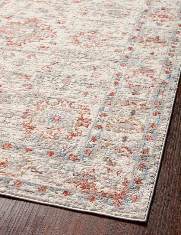 Loloi Estelle EST-01 Polypropylene, Polyester Power Loomed Transitional Rug ESTEEST-01IVRUB2F0