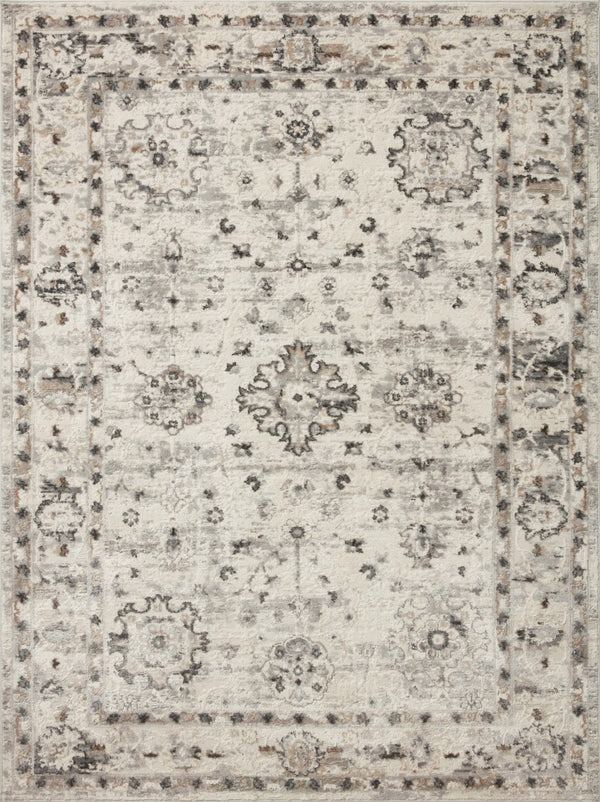 Loloi Estelle EST-01 Polypropylene, Polyester Power Loomed Transitional Rug ESTEEST-01IVSNB2F0