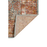 AMER Rugs Eternal ETE-15 Power-Loomed Bordered Transitional Area Rug Teal 9'10" x 13'10"