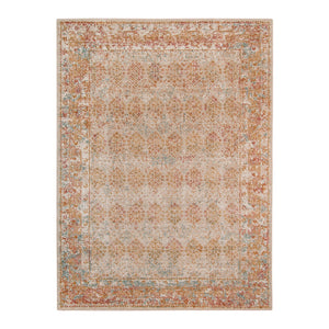 AMER Rugs Eternal ETE-16 Power-Loomed Bordered Transitional Area Rug Beige 9'10" x 13'10"