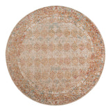 AMER Rugs Eternal ETE-16 Power-Loomed Bordered Transitional Area Rug Beige 6'7" x 6'7"R