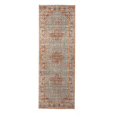 AMER Rugs Eternal ETE-30 Power-Loomed Bordered Transitional Area Rug Sea Green 2'7" x 7'6"