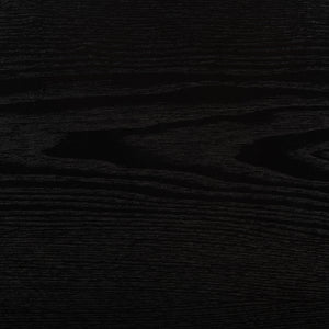 Franz 3-Shelf Cane Back Etagere - Modern Coastal Chic Storage with Black Wood and Natural Accents