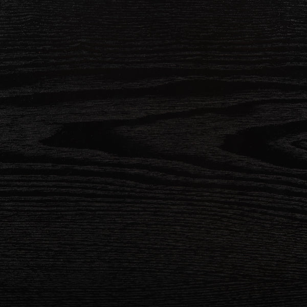 Franz 3-Shelf Cane Back Etagere - Modern Coastal Chic Storage with Black Wood and Natural Accents