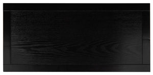 Franz 3 Shelf Wood Back Etagere Black/Light Natural Wood ETG2104A