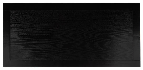 Franz 3 Shelf Wood Back Etagere Black/Light Natural Wood ETG2104A