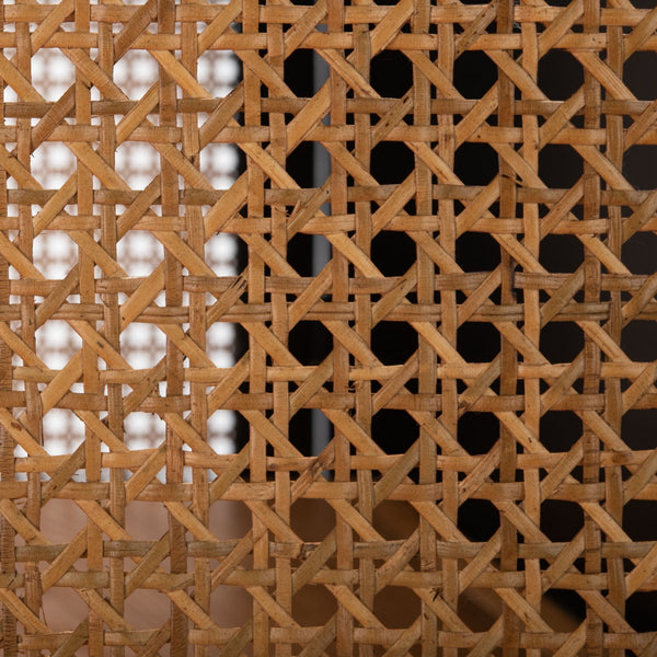 Franz 3 Shelf Open Top Etagere Black/Light Natural Wood ETG2105A