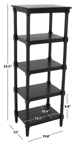 Safavieh Cassie 5 Shelf Bookcase ETG5701B