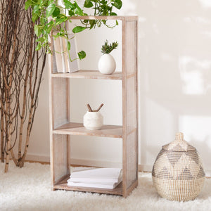 Safavieh Phoenix 3 Shelf Etagere Grey White Wash ETG6501A