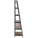 Safavieh Akasha Etagere Walnut /Black Melamine Board ETG9300A