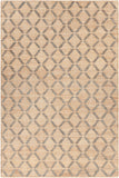 Chandra Rugs Ethel 90% Jute + 10% Cotton Hand-Woven Contemporary Rug Grey/Natural 7'9 x 10'6
