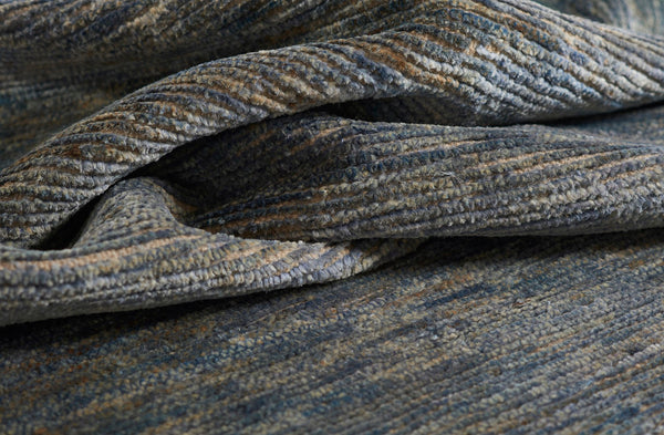 Momeni Etra ET-01 Hand Knotted Transitional Distressed Design Indoor Area Rug Blue 9' x 12' ETRA0ET-01BLU90C0