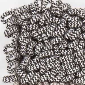 Chandra Rugs Evelyn 75% Wool + 25% Viscose Hand-Woven Contemporary Rug Black 7'9 x 10'6