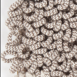 Chandra Rugs Evelyn 75% Wool + 25% Viscose Hand-Woven Contemporary Rug Taupe 7'9 x 10'6