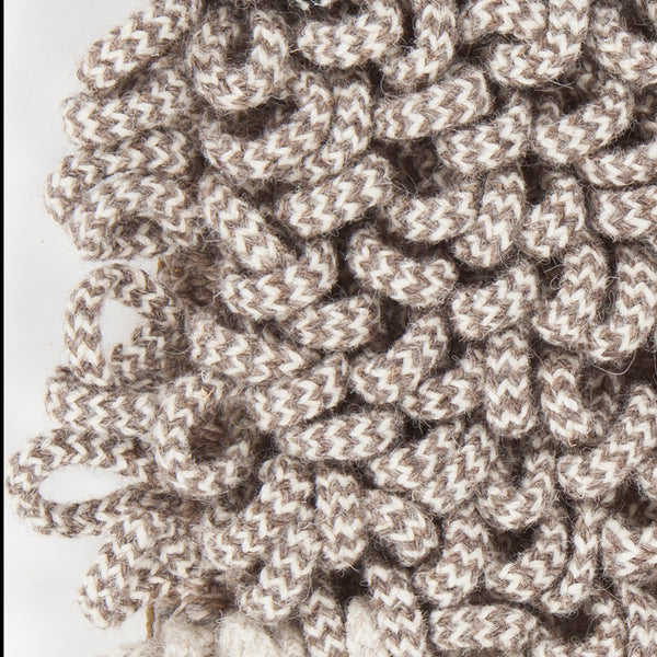 Chandra Rugs Evelyn 75% Wool + 25% Viscose Hand-Woven Contemporary Rug Taupe 7'9 x 10'6