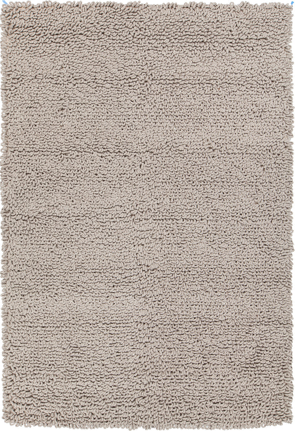 Chandra Rugs Evelyn 75% Wool + 25% Viscose Hand-Woven Contemporary Rug Taupe 7'9 x 10'6