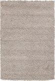 Chandra Rugs Evelyn 75% Wool + 25% Viscose Hand-Woven Contemporary Rug Taupe 7'9 x 10'6
