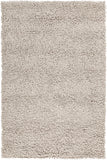 Chandra Rugs Evelyn 75% Wool + 25% Viscose Hand-Woven Contemporary Rug Silver 7'9 x 10'6
