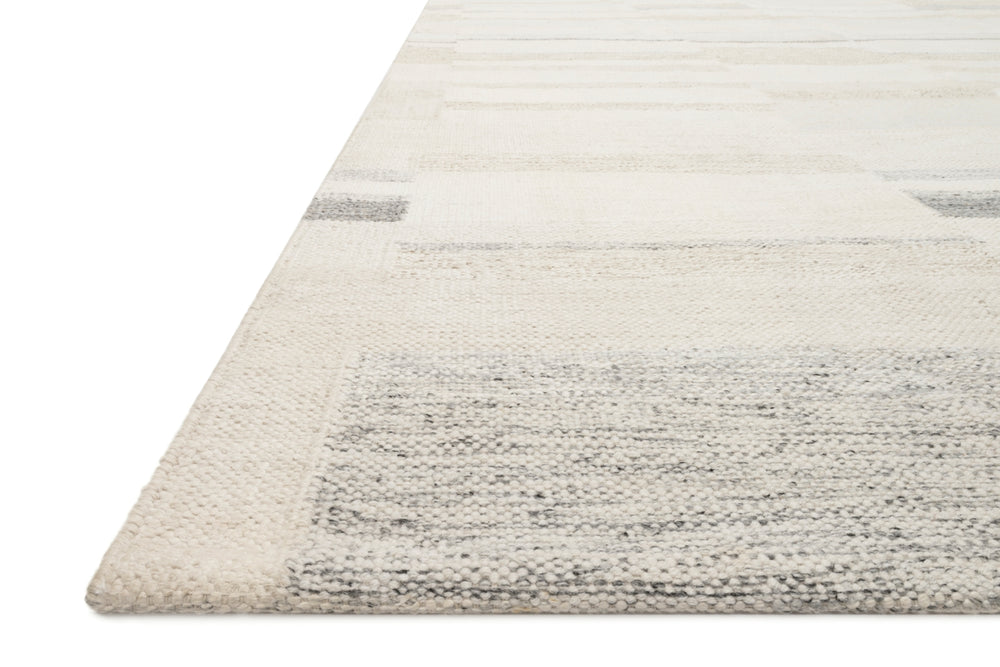 Loloi Evelina EVE-03 25% Wool, 20% Cotton, 18% Viscose from Bamboo, 21% Viscose, 8% Chenille, 5% Acrylic, 3% Linen Hand Woven Contemporary Rug EVELEVE-03IVBE93D0