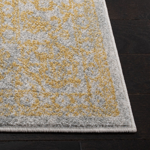 Evoke 256 Transitional Power Loomed 66% Polypropylene 27% Jute 5% Polyester 2% Cotton Rug Ivory / Gold