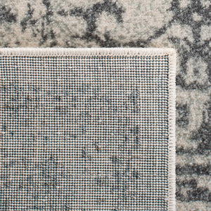 Evoke 256 Transitional Power Loomed 66% Polypropylene 27% Jute 5% Polyester 2% Cotton Rug Ivory / Grey