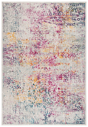 Evoke 256 Transitional Power Loomed 66% Polypropylene 27% Jute 5% Polyester 2% Cotton Rug Ivory / Fuchsia