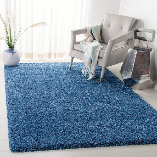 Evolution Shag 500 Evolution Shag 520 Shags Power Loomed Polypropylene Rug Blue
