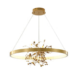 Bethel Gold LED Chandelier in Stainless Steel & Aluminum