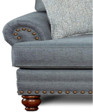 Fusion 2820-KP Traditional Sofa 2820-KP Bates Charcoal Sofa