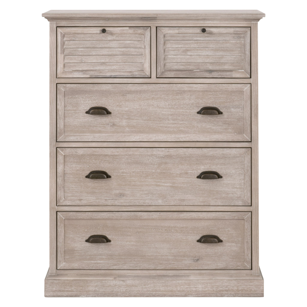 TRADITIONAL TALL 5 DRAWER CHEST