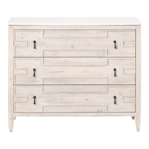 Essentials for Living Bella Antique Emerie Entry Cabinet 8017.WW-PNE/WHTQ