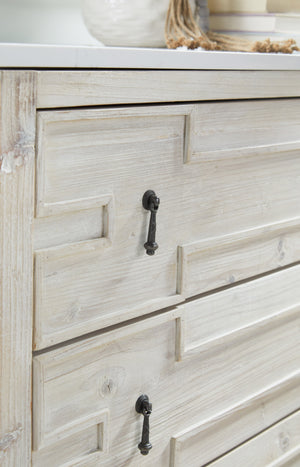 Essentials for Living Bella Antique Emerie Entry Cabinet 8017.WW-PNE/WHTQ