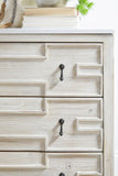 Essentials for Living Bella Antique Emerie Entry Cabinet 8017.WW-PNE/WHTQ