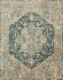 Marash Ezine Machine Woven Polyester Ornamental Traditional Area Rug