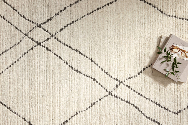 Loloi Loloi II Fabian FAB-02 Transitional Power Loomed Polyester | Polypropylene Pile Rug FABIFAB-02IVCC92D0