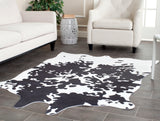 Faux Hide Fah160 Power Loomed Polyester Pile - Eva Backing Rug in Brindle 5ft x 6ft-6in