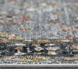 AMER Rugs Fairmont FAI-7 Power-Loomed Floral Transitional Area Rug Gray 9'3" x 12'3"