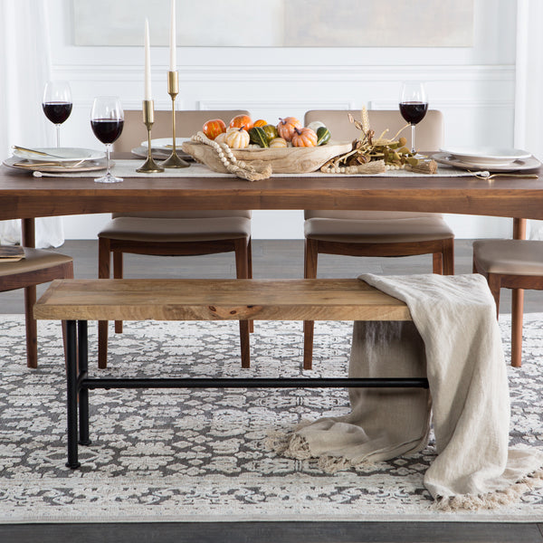 Jaipur Living Regal Damask Gray/ White Area Rug (12'X15')