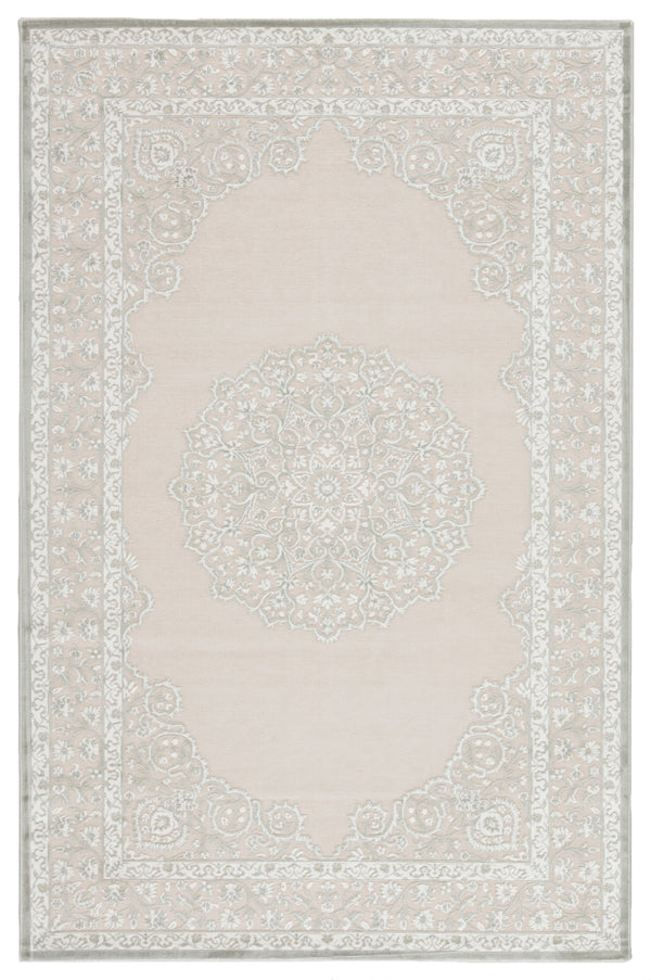 Jaipur Living Fables Collection FB124 Malo 59% Acrylic 32% Rayon 9% Polyester Machine Made Contemporary Medallion Rug RUG128336