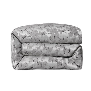 HiEnd Accents Warshack Inkblot Duvet Cover Set FB1615DS-SQ-OC Gray Face: 100% Polyester, Back: 100% Cotton 92x96x1